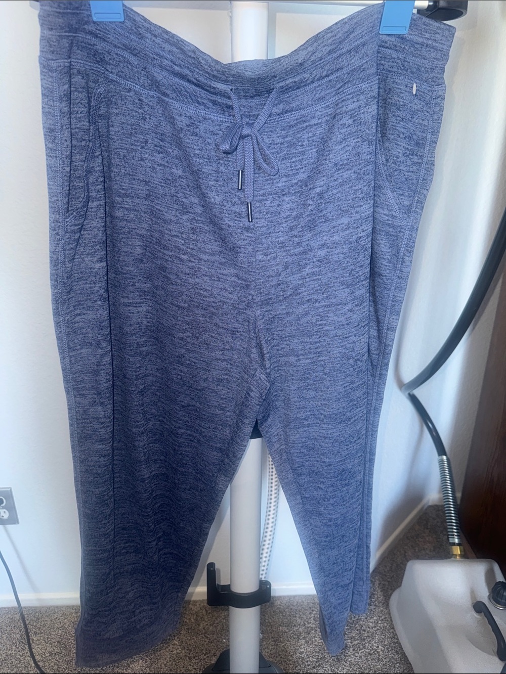 Style & Co. Marled Navy Pullover Top